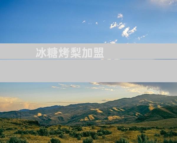冰糖烤梨加盟