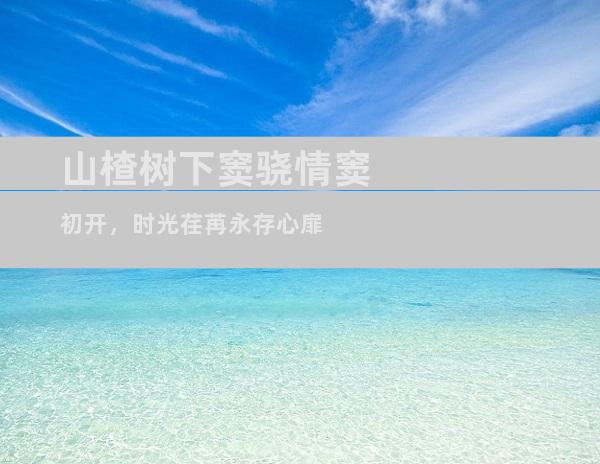 山楂树下窦骁情窦初开，时光荏苒永存心扉